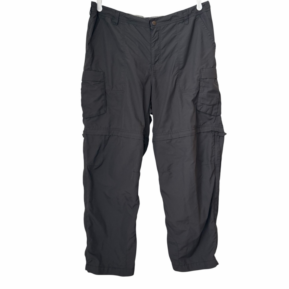 REI Zip Off Adjustable Waist Hiking Pants Size 18W in Dark Gray